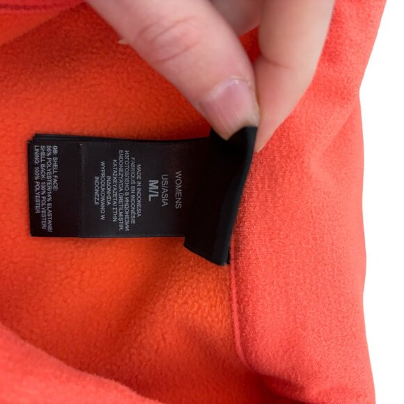 The North Face Coral Pink Soft Shell Jacket Apex Bionic Size Large - Picture 7 of 8